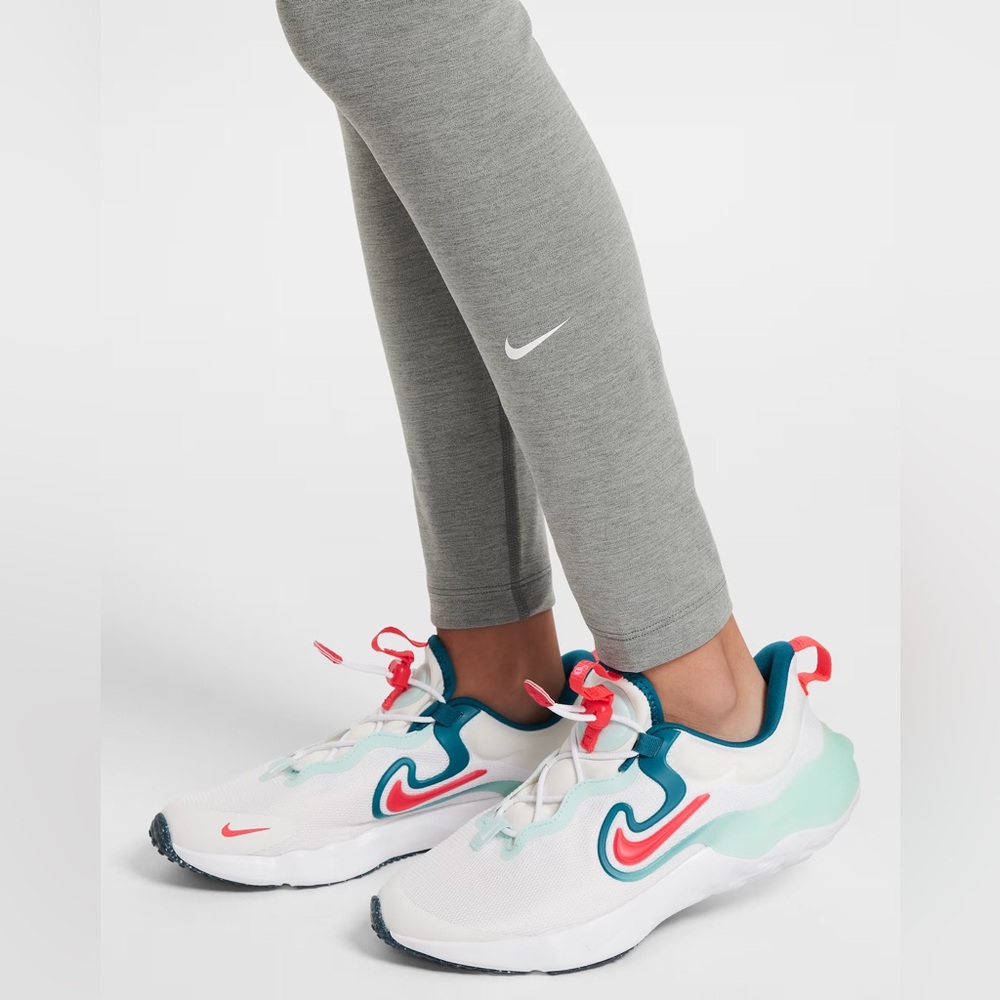 Nike One Big Kids’ (Girls') Dri-FIT High-Waisted Leggings Medium - Picture 3 of 11
